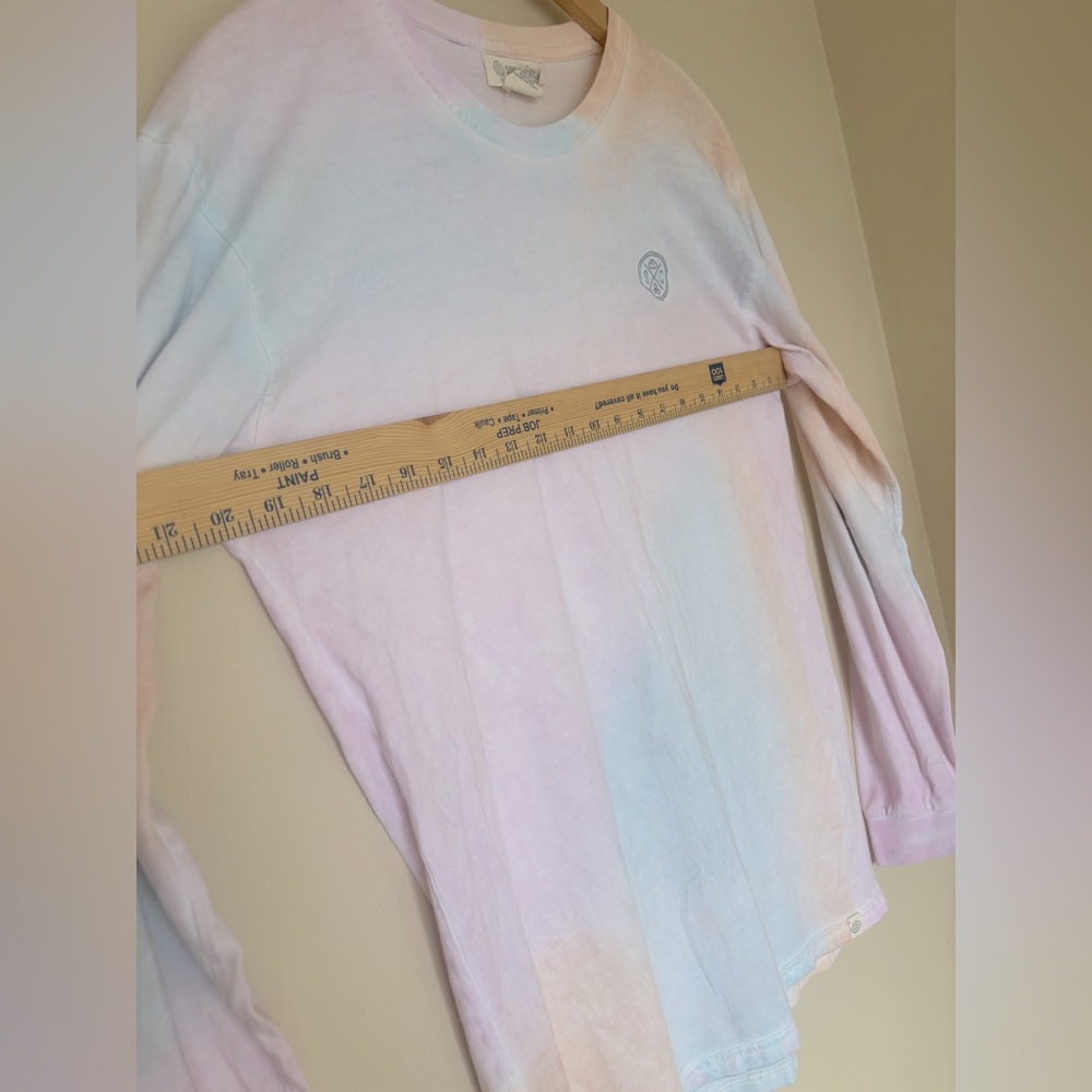 Sand Cloud Tie Dye Sherbet Organic Cotton Long Sleeve Tee T-Shirt Size Medium - Picture 11 of 12